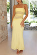 Heididress Spaghetti Strap Cut Out Waist Splice Maxi Dress