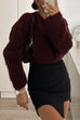 Heididress Casual Solid Crewneck Pullover Sweater