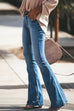 Heididress Distressed Bell Bottoms Skinny Denim Pants