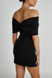 Heididress Bow Off Shoulder Bodycon Mini Party Dress