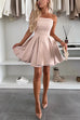 Heididress Strapless Tube Pocketed Bubble Mini Dress