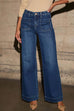 Heididress Chic Straight Wide Leg Denim Pants