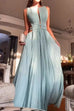 Heididress Sleeveless Cut Out Open Back Pleated Maxi Dress