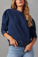 Heididress Crewneck Puff Sleeves Comfy Sweatshirt