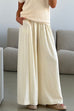 Heididress Elastic Waist Pocketed Wide Leg Cotton Linen Pants