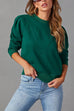 Heididress Crewneck Puff Sleeves Comfy Sweatshirt