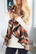 Heididress Pockets Plaid Jacket Vest