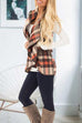 Heididress Pockets Plaid Jacket Vest