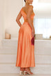 Heididress One Shoulder Lace Trim Cut Out Sleeveless Maxi Dress