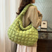 Heididress Lightweight Quilted Grid Puffer Tote Bag