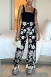 High Rise Floral Wide Leg Palazzo Pants