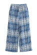 Heididress Drawstring Elastic Waist Wide Leg Printed Pants