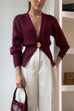 Heididress Chic V Neck Button Up Sweater Cardigan