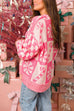 Heididress Balloon Sleeves Christmas Unique Pattern Sweater