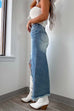 Heididress Frayed High Low Hem Distressed Maxi Skirt