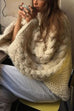 Heididress Round Neck Oversized Cable Knit Sweater