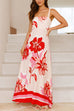 Heididress Empire Waist Floral Print Maxi Cami Dress