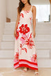 Heididress Empire Waist Floral Print Maxi Cami Dress