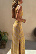 Heididress V Neck Cut Out Side Split Tie Dye Maxi Dress