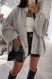 Heididress Drop Shoulder Button Up Slouchy Sweater Cardigan