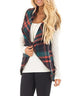 Heididress Pockets Plaid Jacket Vest