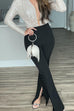 Heididress High Rise Slit Bell Bottoms Skinny Pants