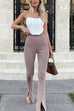 Heididress High Rise Slit Bell Bottoms Skinny Pants