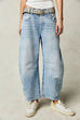 Heididress Mid Rise Barrel Leg Jeans