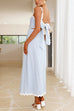 Bow Back Ric Rac Trim Maxi Cami Dress