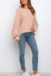 Heididress Batwing Long Sleeves Ribbed Knit Tunic Sweater