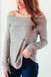 Heididress Casual Off Shoulder Long Sleeve Knit Sweater