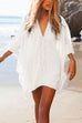 Heididress Casual V Neck Hollow Out Beach Dress