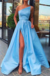 Heididress Off Shoulder Sleeveless Slit Maxi Party Dress