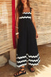 Heididress Empire Waist Ric Rac Maxi Vacation Dress