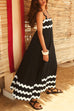 Heididress Empire Waist Ric Rac Maxi Vacation Dress