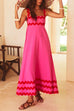 Heididress Empire Waist Ric Rac Maxi Vacation Dress