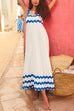 Heididress Empire Waist Ric Rac Maxi Vacation Dress