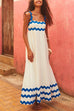 Heididress Empire Waist Ric Rac Maxi Vacation Dress