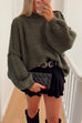 Heididress Drop Shoulder Plain Casual Pullover Sweater