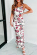 Heididress One Shoulder Backless Floral Maxi Cami Dress