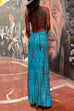 Heididress Criss Cross Open Back Tie Dye Maxi Dress