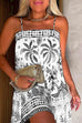 Heididress Printed Mini Beach Cami Dress