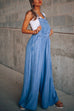 Heididress Pocketed Wide Leg Baggy Denim Overalls