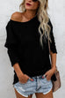 Heididress Long Sleeve Curve Hem Casual T-shirt